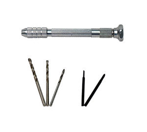 Racers Edge Pin Vise Miniature Drill Set with 5 Bits   (RCE7061)