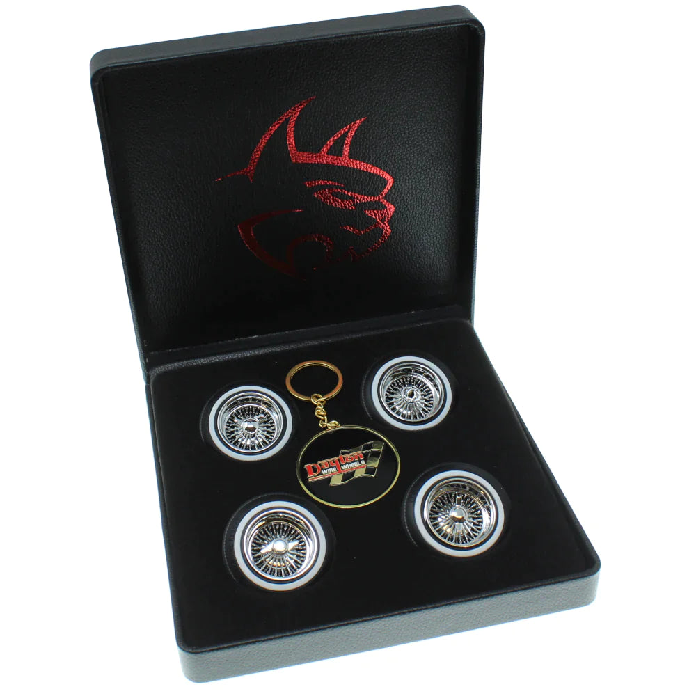 RedCat Racing Dayton Wire Wheel Set(Chrome)(4    (RER17088)