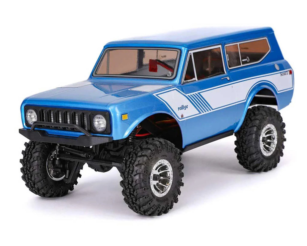 Redcat Ascent-18 International Scout II 1/18 4WD RTR Rock Crawler (Blue) w/2.4GHz Radio, Battery & Charger    (RER37863)