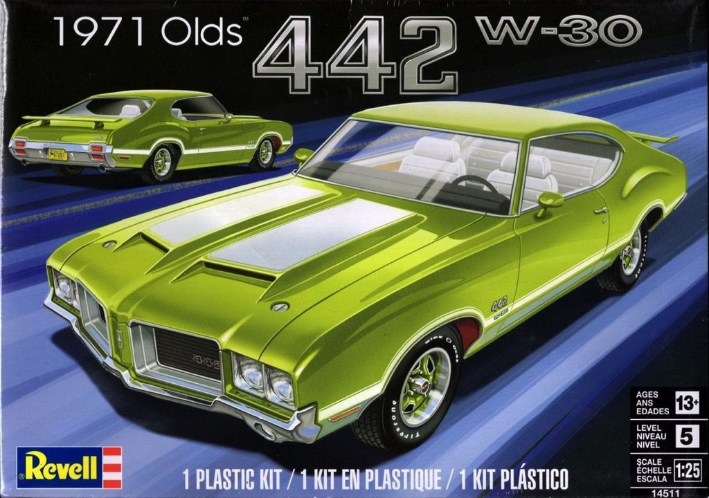Revell 71 Olds 442 W-30 Skill 5   (RMX14511)