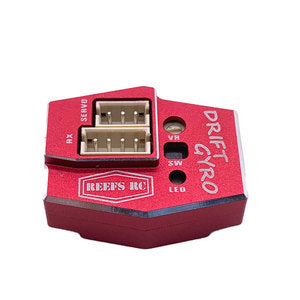 Reefs Drift Gyro for 1/10 and Mini Scale RC Drift Cars, Red (SEHREEFS143)