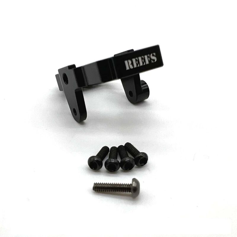 Reefs RC Aluminum Servo Mount for Traxxas TRX-M (Black) (99Micro & 179Micro)  (SEHREEFS149)