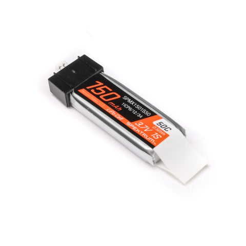 3.7V 150mAh 1S 50C LiPo Battery: JST PH1.25 Connector   (SPMX1501S50)