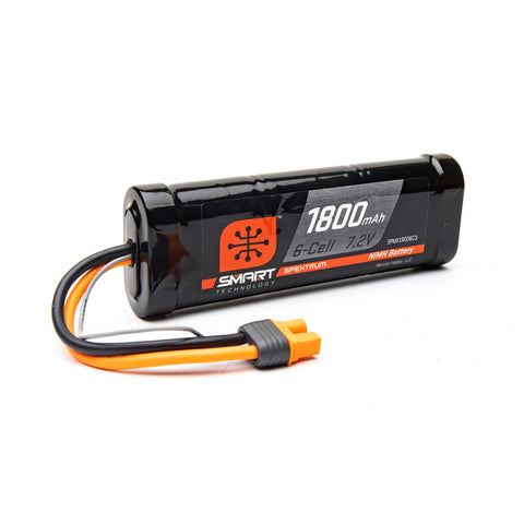 Spektrum 1800mAh 6-Cell 7.2V Smart NiMH Battery IC3   (SPMX18006C3)