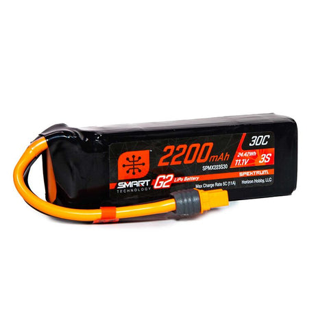 Spektrum 2200mAh 3S 11.1V Smart G2 LiP   (SPMX223S30)