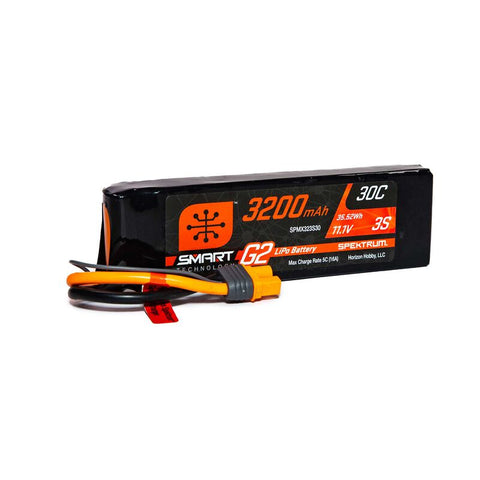 Spektrum RC 3S Smart G2 LiPo 30C Battery Pack (11.1V/3200mAh) w/IC3 Connector   (SPMX323S30)