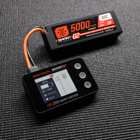 Spektrum XBC200 Smart LiPo Battery Checker & Servo Tester   (SPMXBC200)