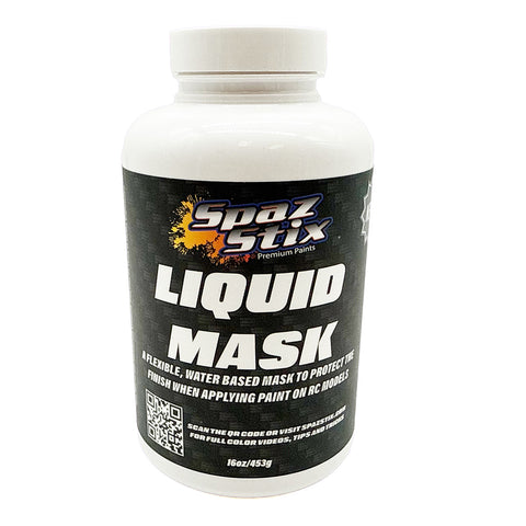 Spaz Stix Water Based Liquid Mask V2, 16oz  (SZX0016V2)