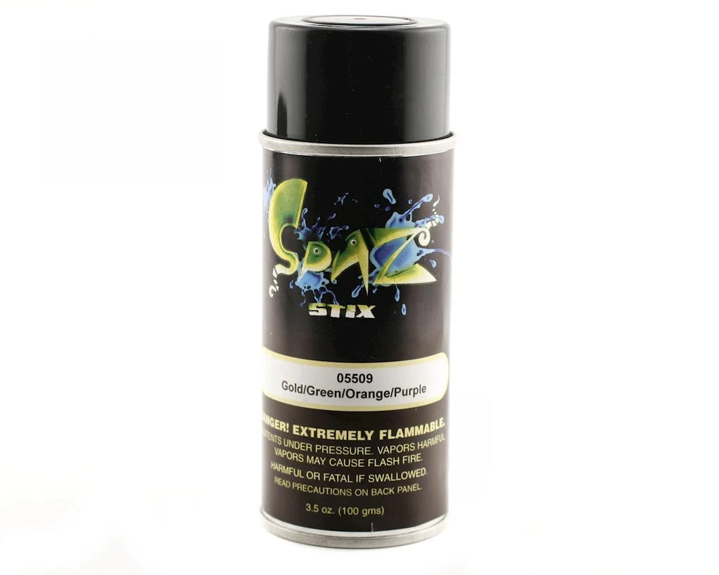 Spaz Stix Multi-Color Change Spray Paint (Gold/Green/Orange/Purple) (3.5oz)   (SZX05509)
