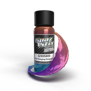 Spaz Stix Color Changing Airbrush Ready Paint, Holographic, 2oz Bottle (SZX05800)