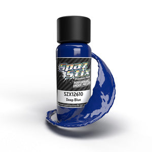 Spaz Stix Deep Blue Airbrush Ready Paint, 2oz Bottle (SZX12610)