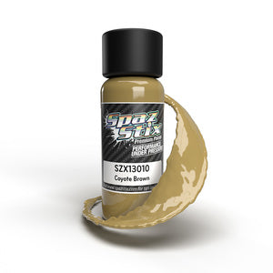 Spaz Stix Coyote Brown Airbrush Ready Paint, 2oz Bottle (SZX13010)