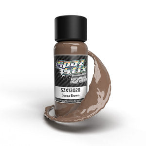 Spaz Stix  Cocoa Brown Airbrush Ready Paint, 2oz Bottle (SZX13020)