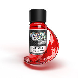 Spaz Stix Candy Apple Red Airbrush Ready Paint, 2oz Bottle (SZX15050)