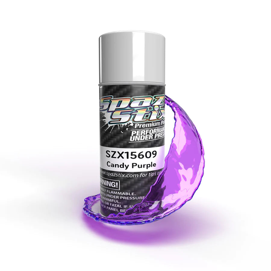Spaz Stix  - CANDY PURPLE AEROSOL PAINT, 3.5OZ CAN  (SZX15609)