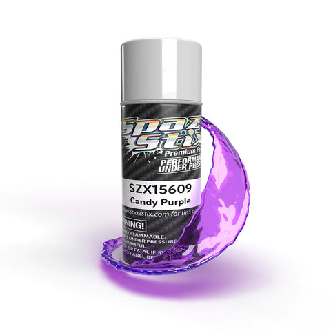 Spaz Stix  - CANDY PURPLE AEROSOL PAINT, 3.5OZ CAN  (SZX15609)