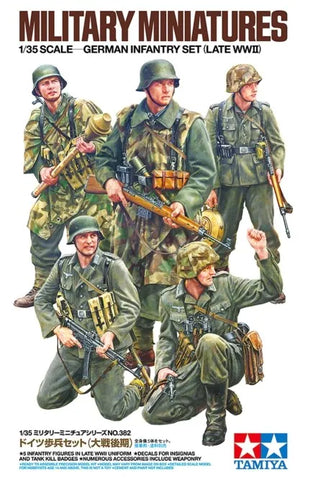 Tamiya 1/35 German Infantry Set (Late WWII) (TA35382)