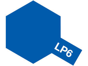 Tamiya Lacquer Paint LP-6 Pure Blue 10ml Bottle   (TAM82106)