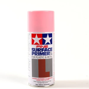 Fine Surface Primer L Pink 180ml, Spray Can, Plastic / Metal