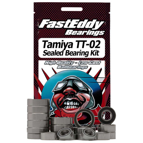 TAM TT-02 Chassis Rubber Sealed Bearing Kit   (TFE411)