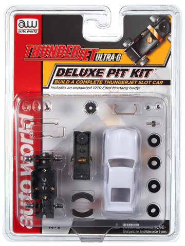 AUTO WORLD THUNDERJET DELUXE PIT KIT - 1970 FORD MUSTANG BODY