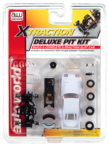 AUTO WORLD X-TRACTION DELUXE PIT KIT - 1969 DODGE DAYTONA BODY  (AWDTRX110)