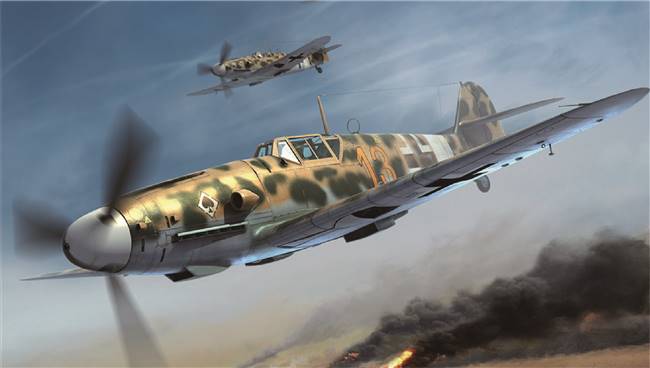 Trumpeter Messerschmitt Bf 109G-2/Trop German Fighter  (TSM02295)
