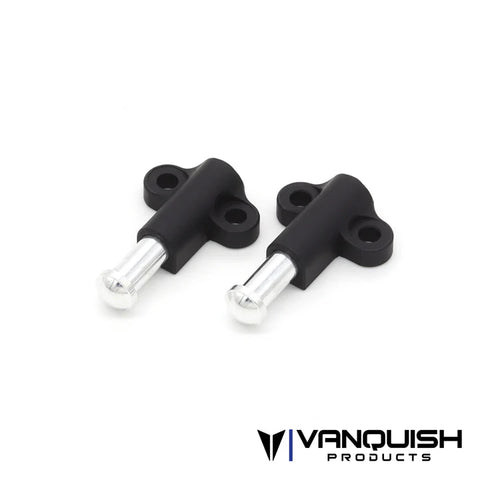 Vanquish H10 Aluminum Front Bump Stops - Black   (VPS08850)