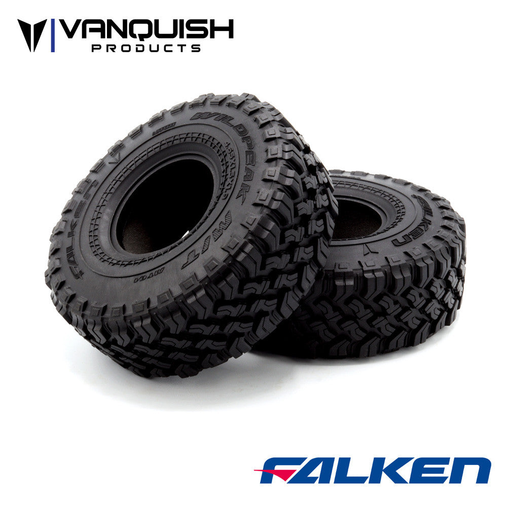 Vanquish FALKEN WILDPEAK M/T 1.9 TIRES (2) RED COMPOUND (VPS10103)