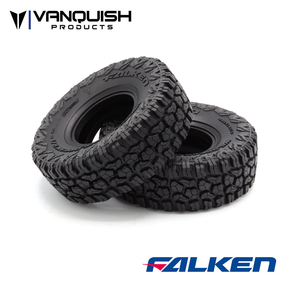 VANQUISH FALKEN WILDPEAK R/T 4.19 - 1.9 TIRES (2) RED COMPOUND (VPS10104)