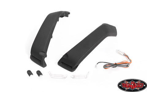 RC4WD Fender Flare Set W/ Lights + LED Lighting System for Axial 1/10 SCX10 III Jeep (Gladiator/Wrangler)  (RC4VVVC1115)