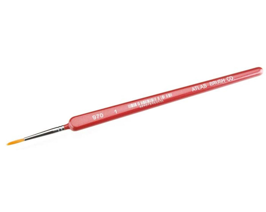 Atlas Brush Golden Taklon-Triangle Handle 1  (ABS970-1)