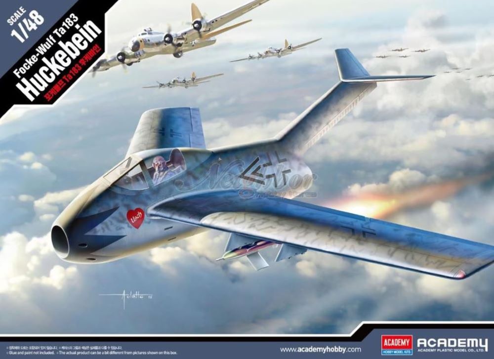 Academy 1/48 WWII Focke Wulf TA183 Huckebein German Fighter   (ACY12327)