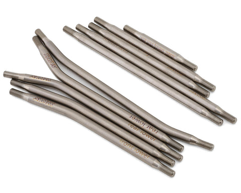 Samix SCX10 Pro Titanium High Clearance Links (10) (Servo On Axle Setup) w/Steering Links   (SAMSCX10P-5025FLSA)
