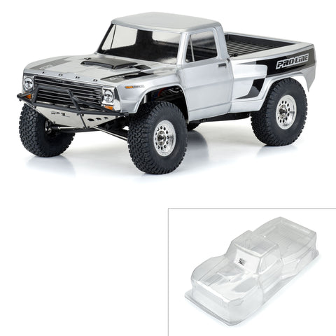 Pro-Line 1/10 1967 Ford F-100 Pre-Runner Clear Body 12.3" WB Crawler  (PRO364700)