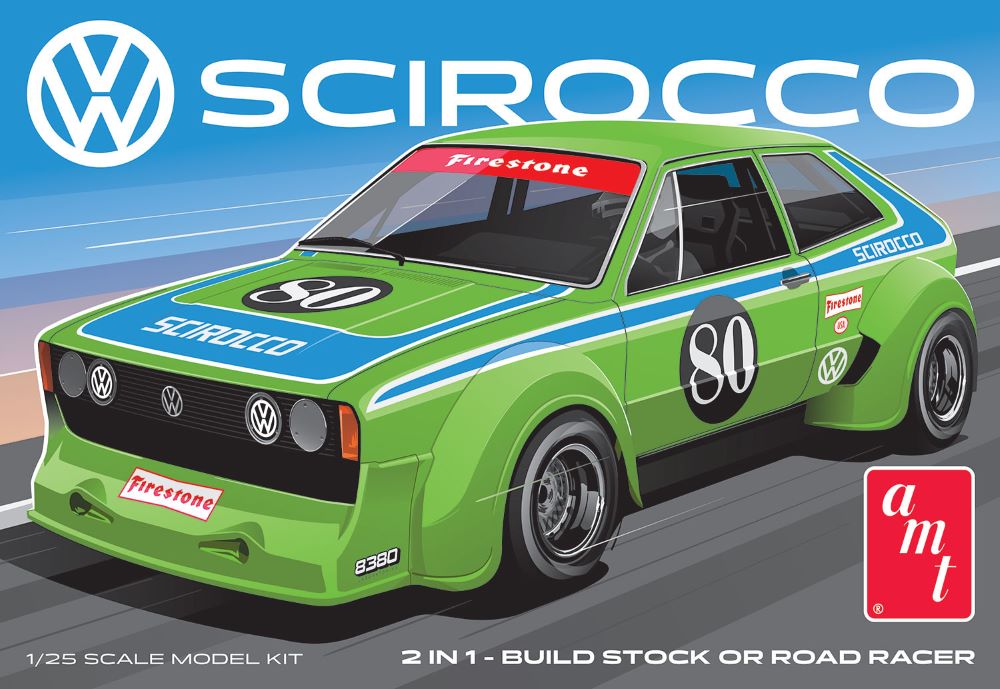 AMT 1/25 VW Scirocco T/A Champ Car (2 in 1)   (AMT1476)