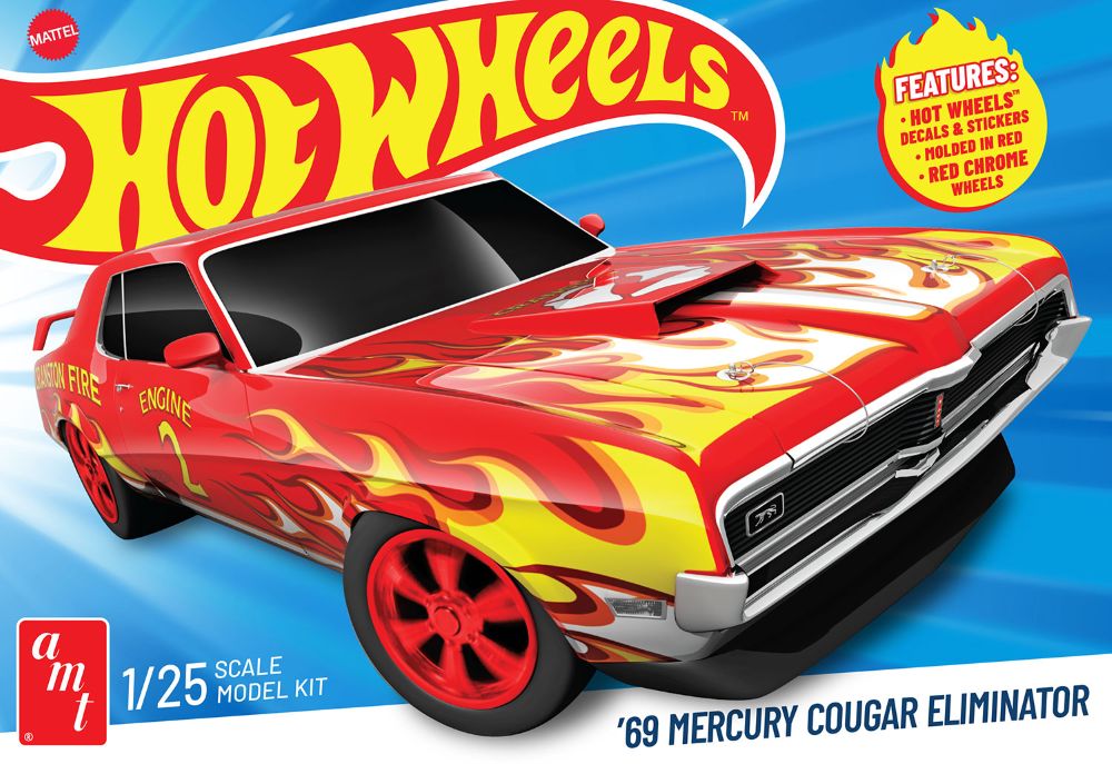 AMT 1/25 Hot Wheels 1969 Mercury Cougar Eliminator   (AMT1527)