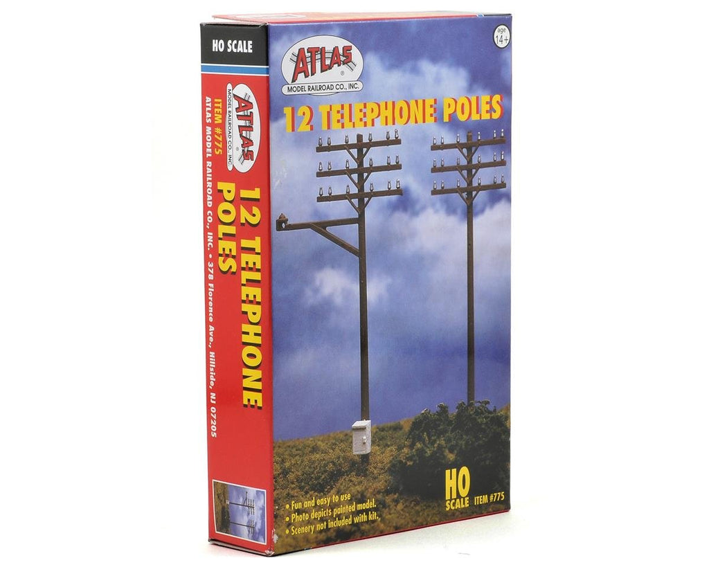 Atlas HO Telephone Poles    (ATL775)