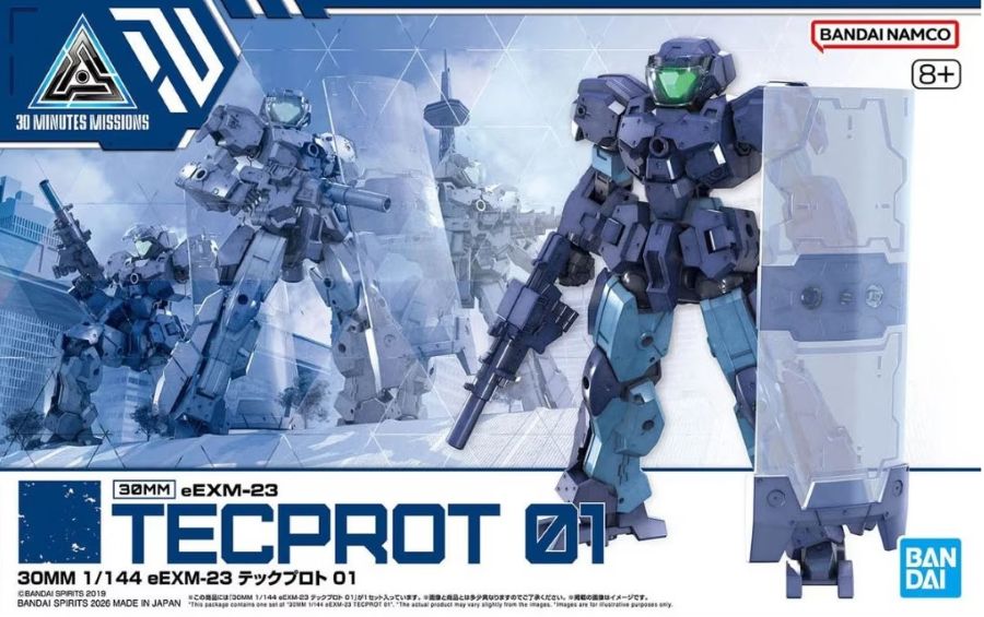Bandai 1/144 30 Minute Missions (30MM) Series: #75 eEXM23 Tecprot 01 (Snap)   (BAN5072005)