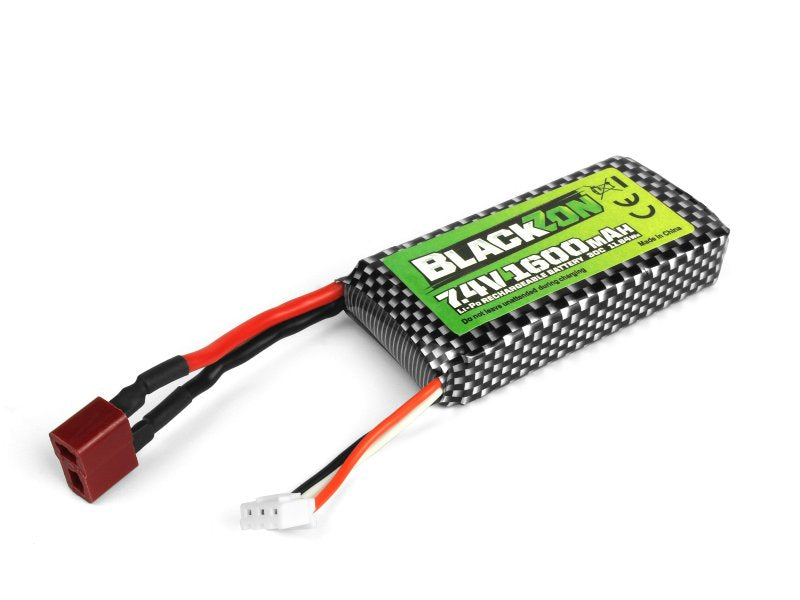 BlackZon Turbo Smyter Battery Pack (LiPo 7.4V, 1600mAh), w/T-Plug   (BZN540247)