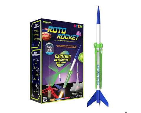 Estes Beginner Roto Rocket Model Rocket STEM Starter Set  (EST0648)