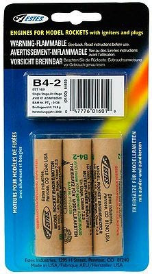 Estes B4-2 Rocket Engines  (EST1601)