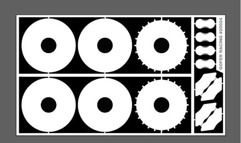 Gofer Racing1/24-1/25 Photo-Etch 13" Dia. Disc Brakes   (GOF20024)