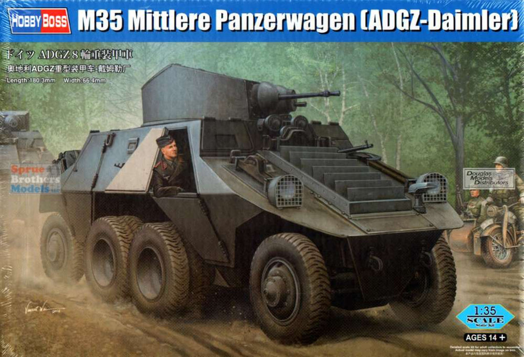 Hobby Boss 1:35 Hobby Boss M35 Mittlere Panzerwagen (ADGZ-Daimler)    (HBS83889)