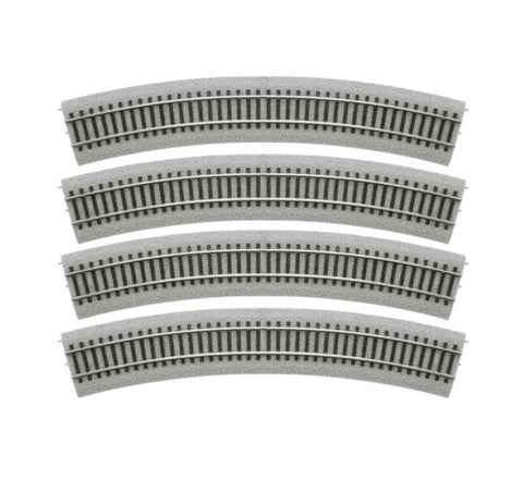 HO RTR 20” Radius MagneLock Track/4pk