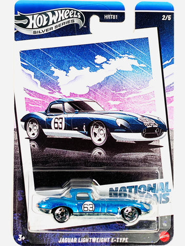 Hot Wheels 2025 Silver Series National Icons Jaguar Lightweight E-Type