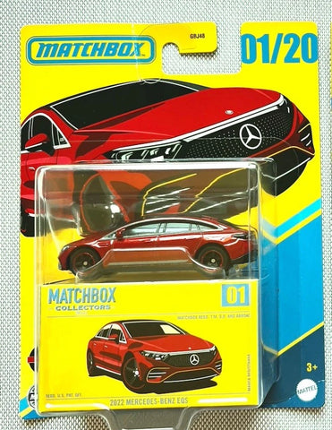 2022 Mercedes-Benz EQS #1 * 2025 Matchbox Collectors Series Case A HG46