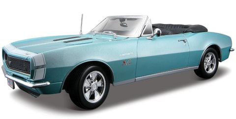 Maisto 1/18 1967 Chevrolet Camaro SS396 Convertible (Metallic Turquoise)  (MAI31684TUR)
