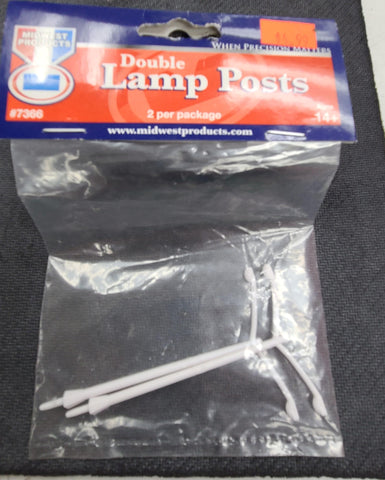 MIDWEST DOUBLE LAMP POST  (MID7366)