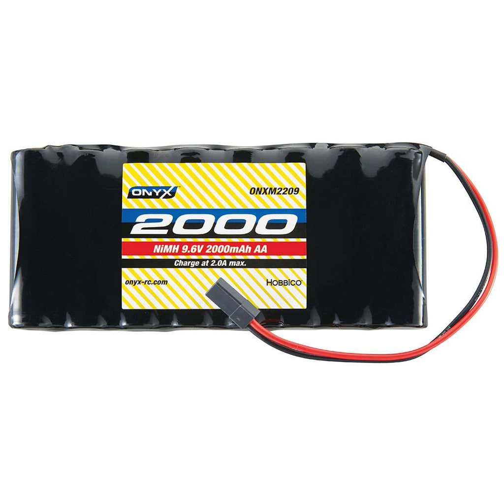 Onyx 9.6V 2000mAh AA NiMH Flat Transmitter Battery: Universal Receiver   (ONXM2214)